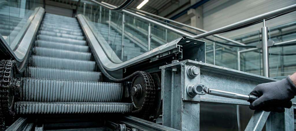 Fixadores para Elevadores e Escadas Rolantes